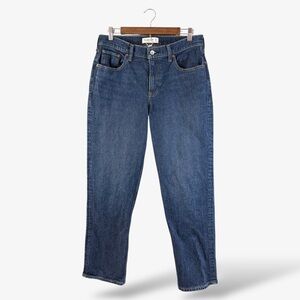 Abercrombie & Fitch 90s Straight Mid Rise Jeans Size 29/8 Short Curve Love